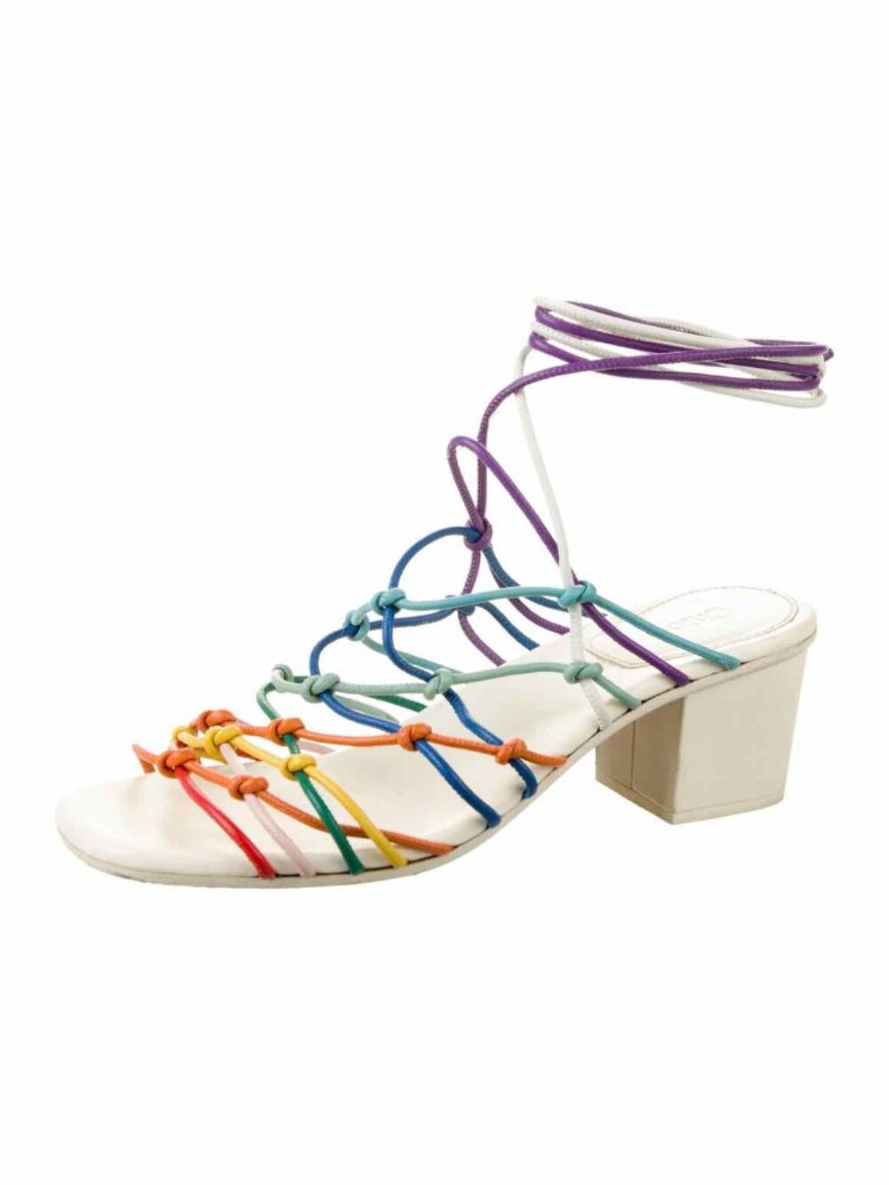 Chloe White Multi Size 40 Shoes